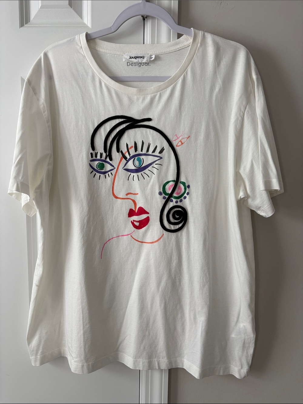 Desigual Abstract Face XXL T-shirt